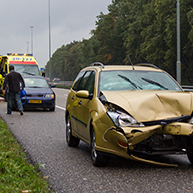 Aanrijding na verkeersconflict op de A27 tussen Breda en Oosterhout