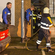 Brand bij woning aan de Keiweg in Ooserhout