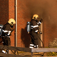 Woningbrand in de Schrevelstraat in Sprang-Capelle
