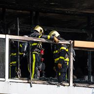 Flat ontruimd wegens brand (Middelbrand) in Breda