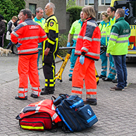 Hulpdiensten rukken massaal uit voor incident aan de leeuwenhoeklaan in Oosterhout